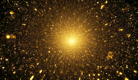 金色粒子背景