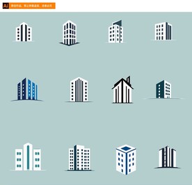 建筑图标