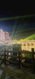 古镇风景区夜景