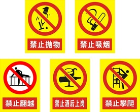 禁止标识牌