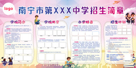 招商简章海报模板