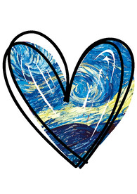 油画爱心图案设计