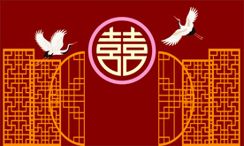 红色主题婚礼 