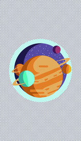 星球星空球体圆球宇宙行星