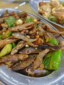 传统美食小鱼摄影