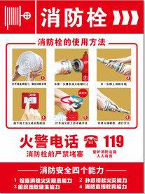 消防栓使用图解