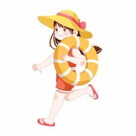   游泳女孩