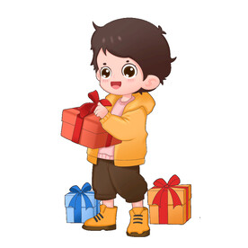 卡通男孩