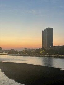 城市晚霞