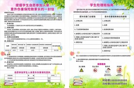 保险 宣传单