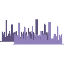 房屋房子屋子建筑卡通手绘轮廓图