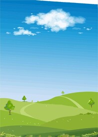 绿色的田野