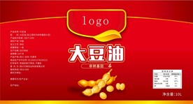 大豆油标签