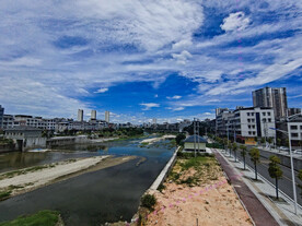 蓝天白云风景摄影