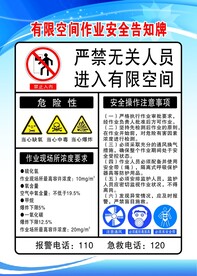 安全告知牌