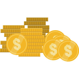 钱币硬币金融金钱金币商务银行 