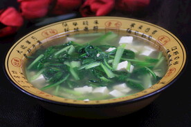 小白菜豆腐汤
