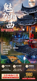 湖南湘西旅游海报