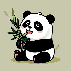 卡通熊猫