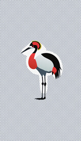 丹顶鹤仙鹤中国风小鸟古风神鸟