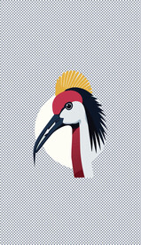 丹顶鹤仙鹤中国风小鸟古风神鸟