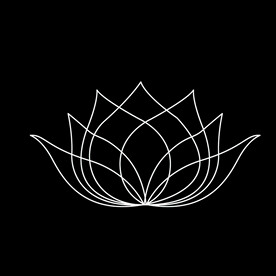 线条荷花素材