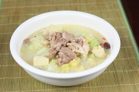 清蒸腊肉炖白菜