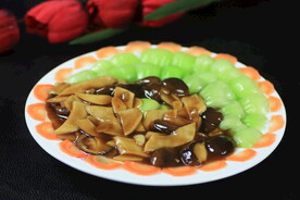 双菇扒油菜
