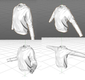 C4D模型 衣服