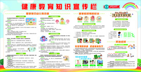 健康知识教育宣传栏