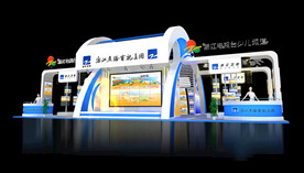 展览3D模型 四面开口 MAX
