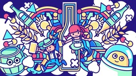 涂鸦风格啤酒促销插画