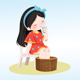  泡脚 