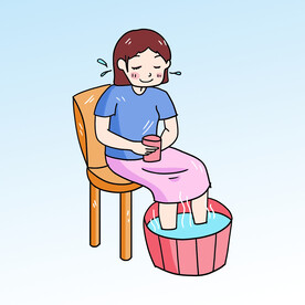  泡脚 