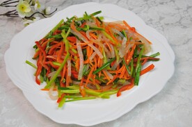 素炒龙虾丝