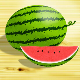 西瓜插画