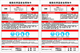 甲苯周知卡
