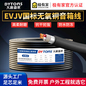 电缆音响线电商海报详情页模板