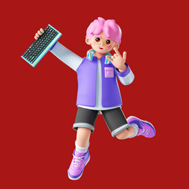 3D动画男孩 