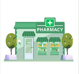 药房店外观