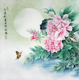 月圆花香