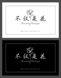 鲜花花束装饰卡吊卡