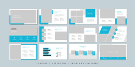 时尚简约产品手册画册作品集模板