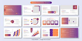 时尚简约产品手册画册作品集模板