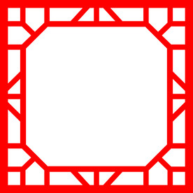 古代边框雕刻造型