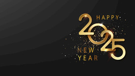 2025圣诞新年  蛇年海报
