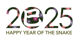 2025元旦贺卡 蛇年海报