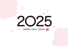 2025元旦贺卡 蛇年海报