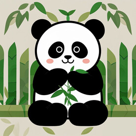 可爱熊猫宝宝
