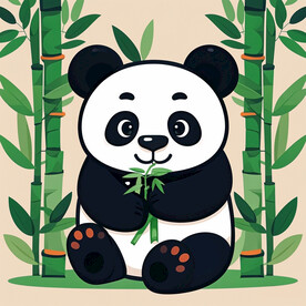 可爱熊猫宝宝 